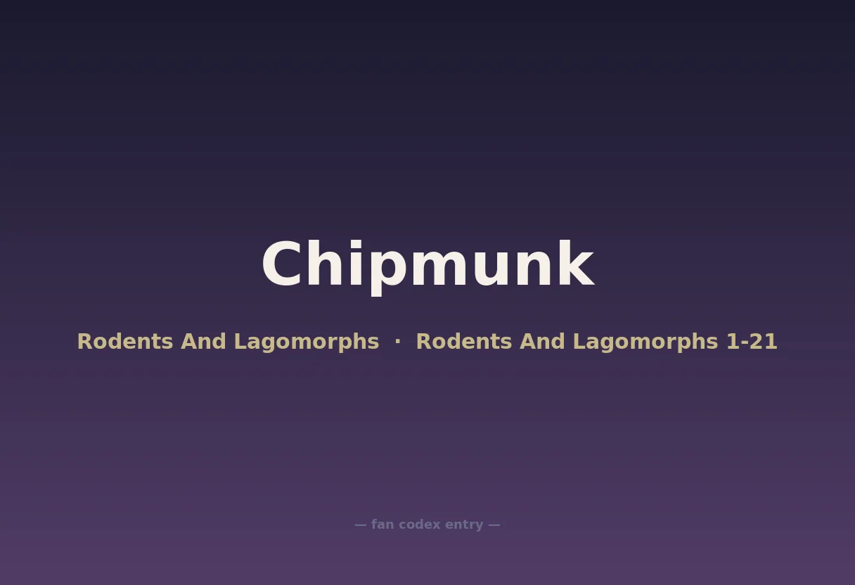 Chipmunk